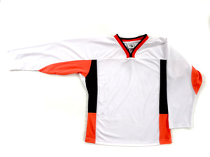 White/Orange/Black Attack Game Jersey