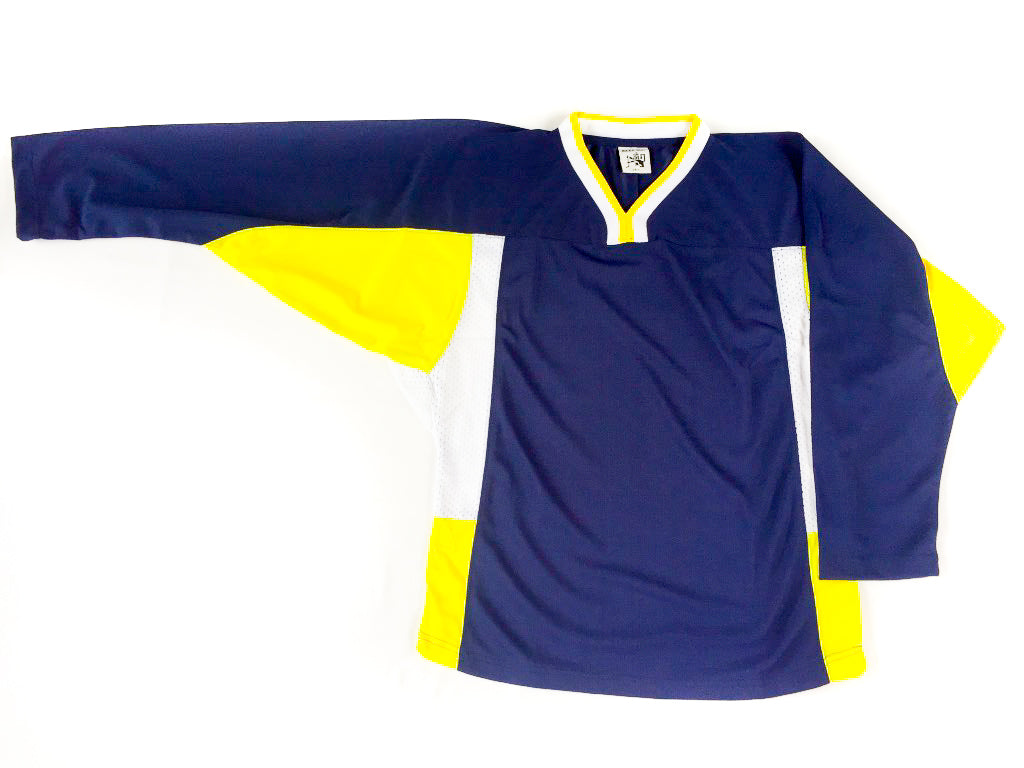 Navy/Yellow/White Attack Game Jersey