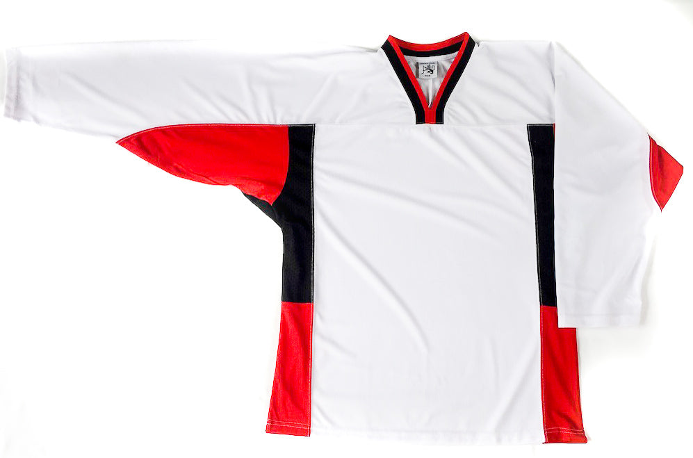White/Red/Black Attack Game Jersey