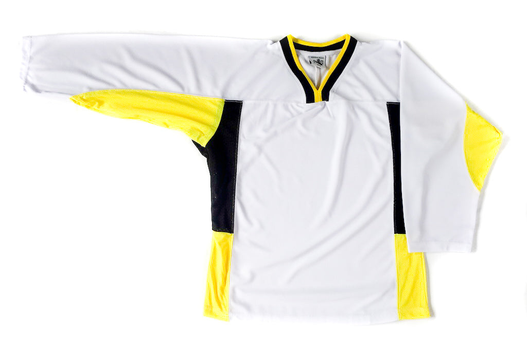 White/Yellow/Black Attack Game Jersey