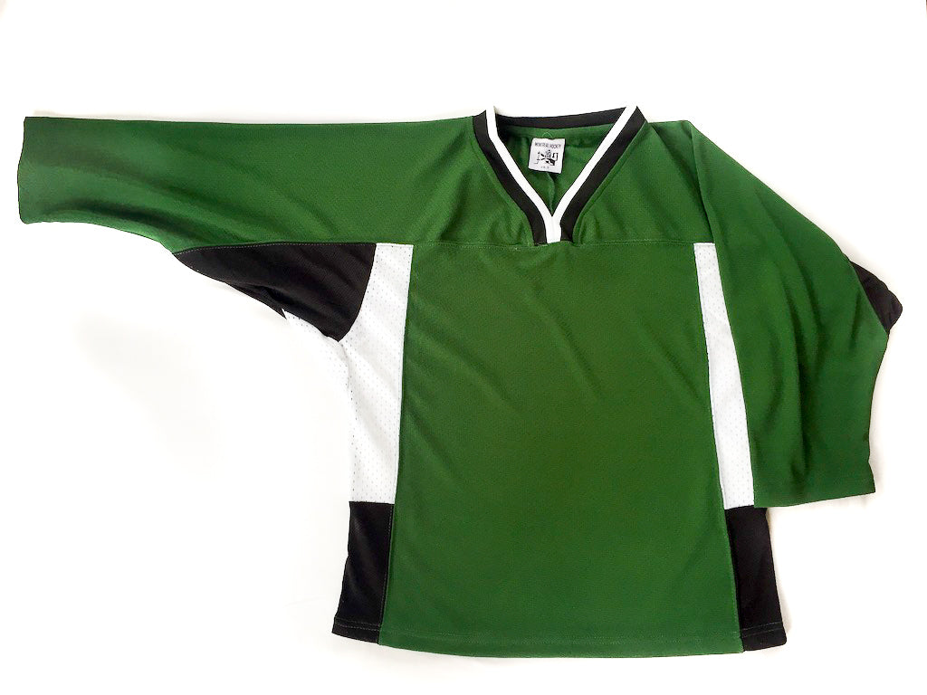 Dark Green/Black/White Attack Game Jersey