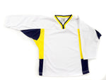 White/Navy/Yellow Attack Game Jersey