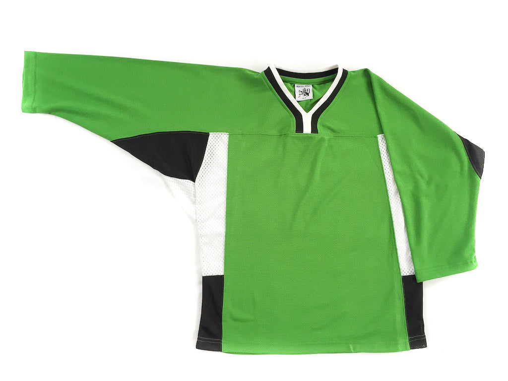 Kelly Green/Black/White Attack Game Jersey